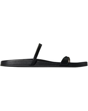 The Row Hugh Thin Strap Slide - White