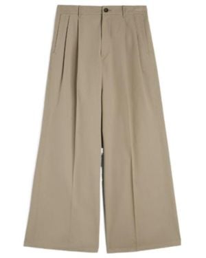 Jil Sander Cotton Drill Pants - Natural