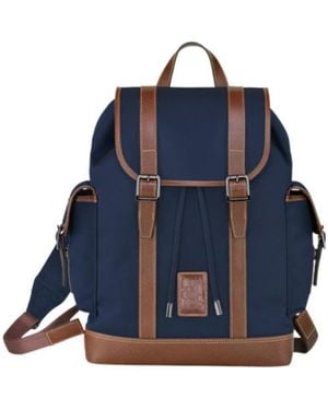 Longchamp Boxford Strapped Backpack - Blue