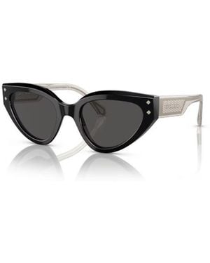 BVLGARI Bulgari Triangle Frame Sunglasses - White