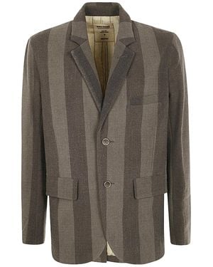 Uma Wang Long-Sleeved Suit Coat - Green