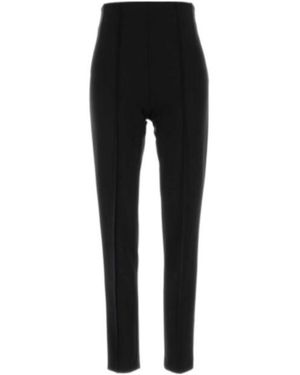 Jil Sander High-Waisted Slim-Fit Pants - Black