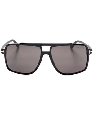Tom Ford Eyewear Kemp Pilot Frame Sunglasses - Gray