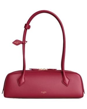 Alaïa Alaïa Le Teckel Medium Shoulder Bag - Red