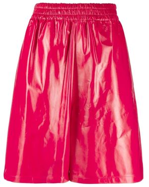 Bottega Veneta High Waist Shorts - Pink