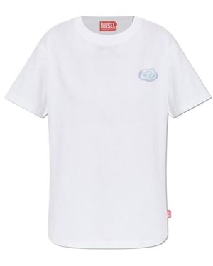 DIESEL T Normy S 7 Logo T-Shirt - White