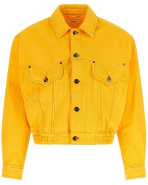 Versace Denim Blouson - Yellow