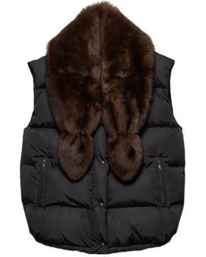 Prada Button-Up Gilet - Black