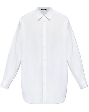 Balmain Classic Collared Long-Sleeve Shirt - White