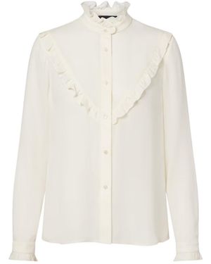Nili Lotan Ruffled Shirt - White
