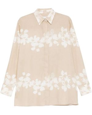 Iceberg Floral Shirt - Natural