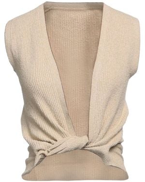 Jacquemus Two-Tone Knit Top - White