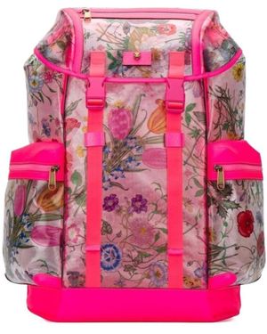 Gucci Printed Casual Backpack - Pink