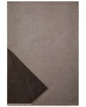 Loro Piana Royal Lightness Two-Tone Stole - Brown