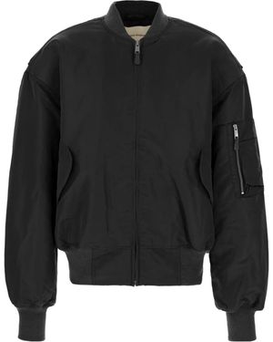 Entire studios Padded Bomber Jacket - Black