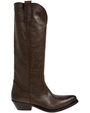 Golden Goose Wish Star Boots - Brown