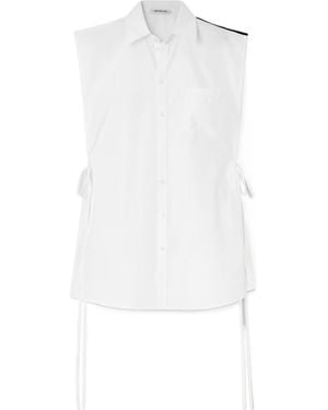 Peter Do Loose-Fit Pure Cotton Blouse - White