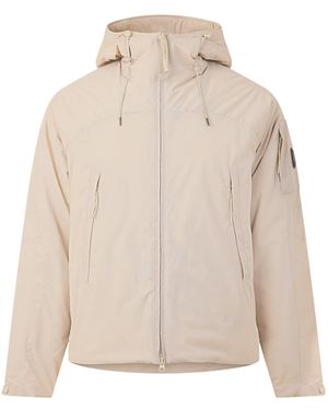 C.P. Company Hooded Zip Jacket - Natural