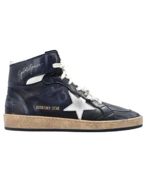 Golden Goose Sky-Star Trainers - Blue