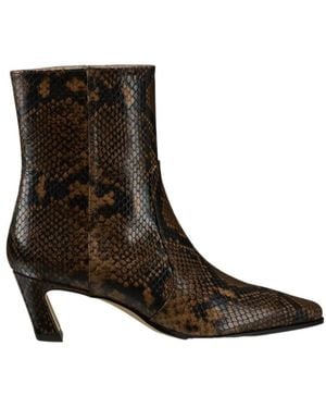 Stuart Weitzman Stassi Zip Bootie 50 - Brown