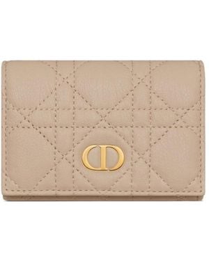 Dior Caro Glycine Wallet - Natural