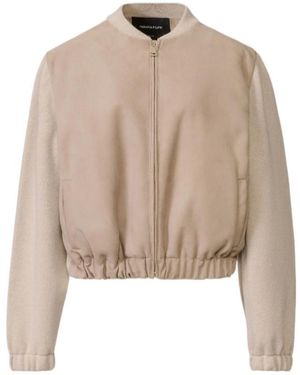 Fabiana Filippi Suede Bomber - Natural