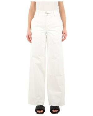 Jil Sander Wide-Leg Denim Jeans - White