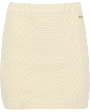 JW Anderson Cable-Knit Mini Skirt - Natural