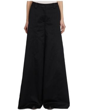 Haikure Belt Loops Slacks - Black