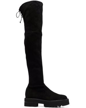 Stuart Weitzman Lowland Lift Over-The-Knee Boots - Black