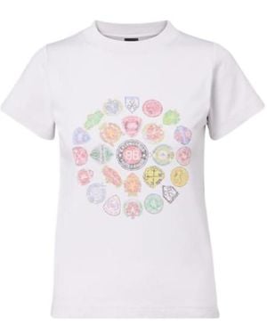 Balenciaga Printed Cotton Jersey T-Shirt - White