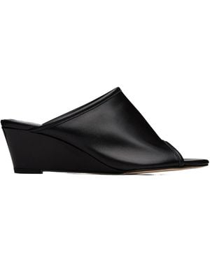 Aeyde Suzanne Leather Sandals - Black