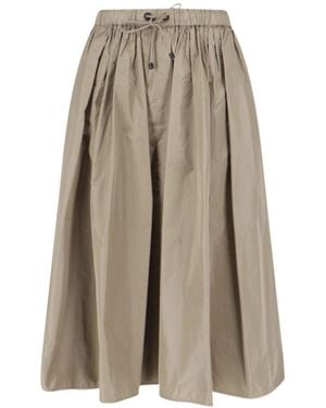 Max Mara Lonza Drawstring Skirt - Natural