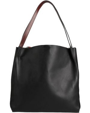 Rag & Bone Large Solid-Color Leather Tote Bag - Black