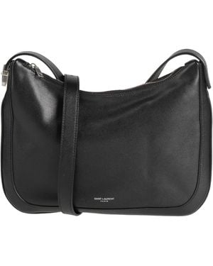Saint Laurent Cowhide Shoulder Bag - Black