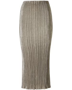 Cult Gaia Pleated Skirt - Grey