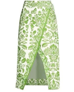 FARM Rio Minimal Printed Skirt - Green