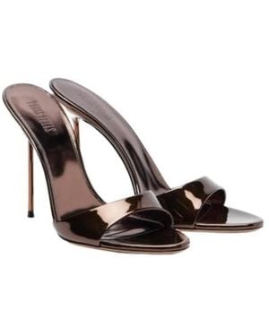 Paris Texas Lidia 105 Patent Leather Mules - Multicolor