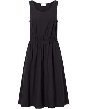 Matteau Organic Cotton-Poplin Midi Dress - Blue