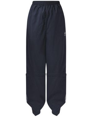 Balenciaga Convertible Track Trousers - Blue