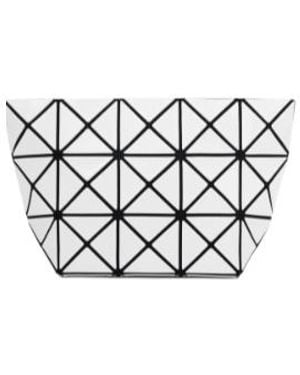 Issey Miyake Geometric Clutch - White