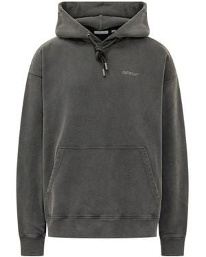 Off-White c/o Virgil Abloh Hooded Sweatshirt - Grey