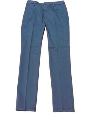 Dondup Belt Loops Slacks - Blue