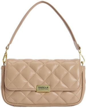 Barbour Quilted Mini Soho Crossbody Bag - Natural