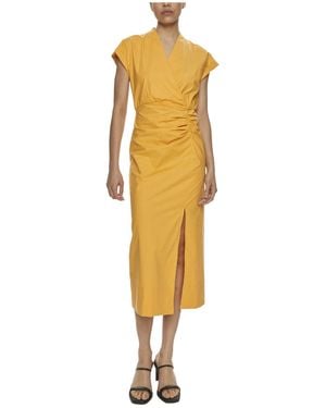 Marella Short Sleeve Dress - Metallic