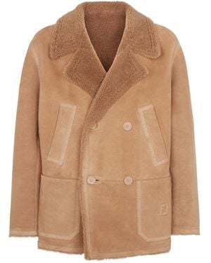 Fendi Light Sheepskin Blouson - Brown