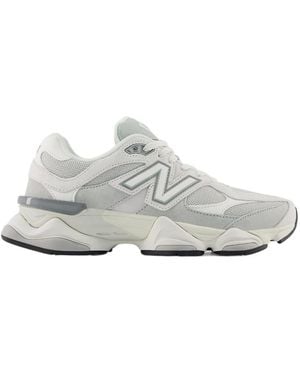 New Balance 9060 Lace-Up Sneakers - White