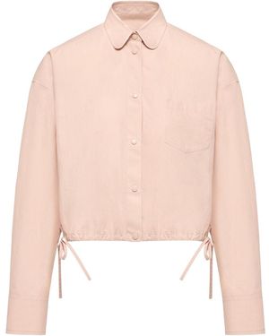 Moncler Drawstring Hem Shirt - Pink