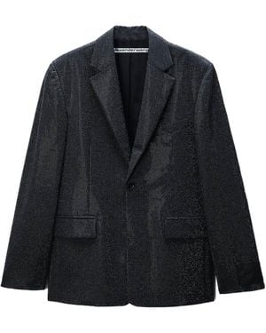 Alexander Wang Sequin-Embellished Blazer - Blue