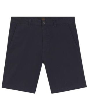 BOSS Slim-Fit Chino Shorts - Blue